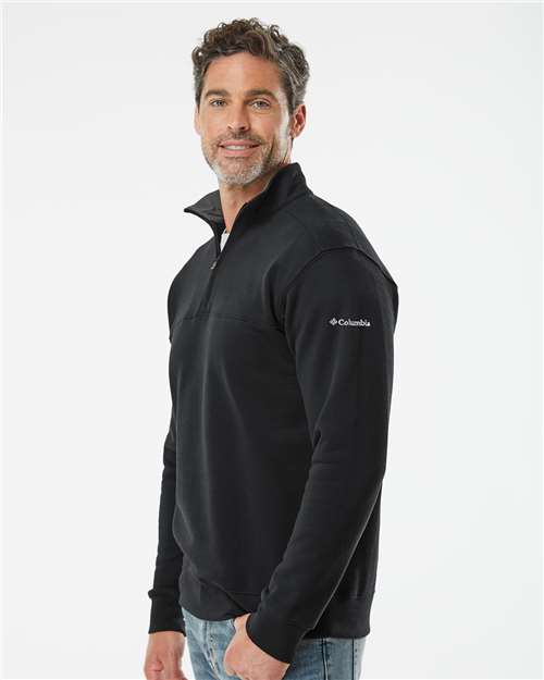 Men's Hart Mountain™ II Half-Zip Pullover – On Model – Side