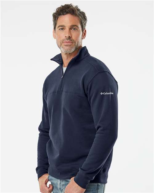 Men's Hart Mountain™ II Half-Zip Pullover – On Model – Side