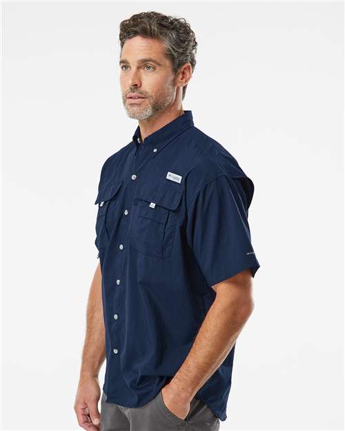 Men's PFG Bahama™ II Short Sleeve Shirt – On Model – Side
