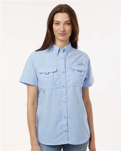Women's PFG Bahama™ Short Sleeve Shirt – On Model