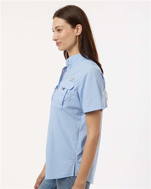 Women's PFG Bahama™ Short Sleeve Shirt – On Model – Side