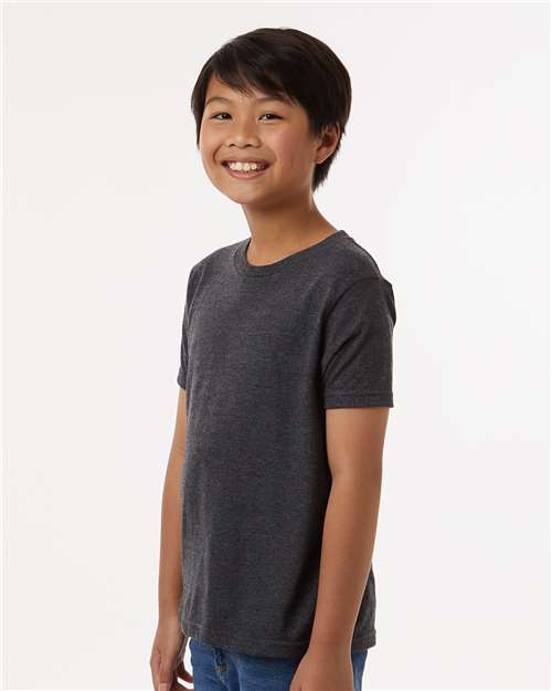 Youth Fine Jersey T-Shirt – On Model – Side