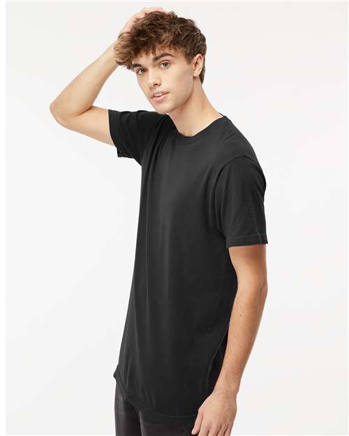 Unisex Vintage Garment-Dyed T-Shirt – On Model – Side