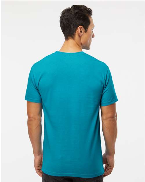 Men's Gold Soft Touch T-Shirt – On Model – Back