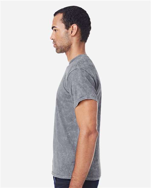 Unisex Mineral Wash T-Shirt – On Model – Side