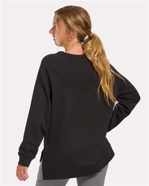 Women's Harlow French Terry Crewneck Sweatshirt – On Model – Back
