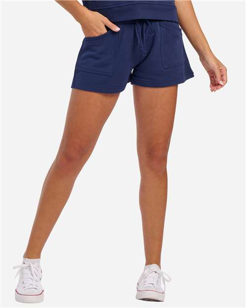 Women's French Terry Safari Shorts – On Model