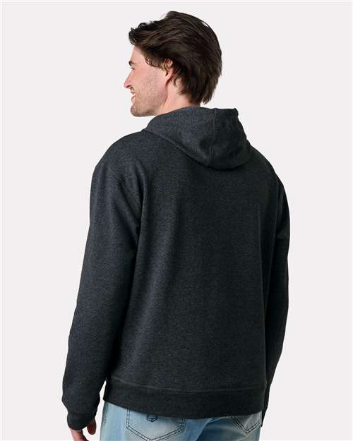 Unisex Fleece Hooded Sweatshirt – On Model – Back