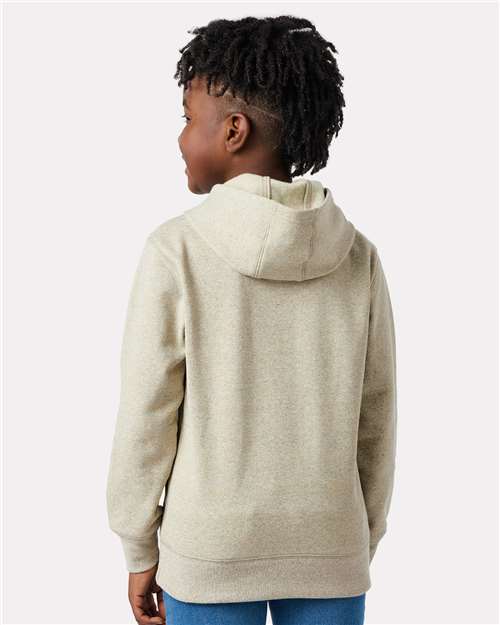 Youth Hooded Sweatshirt – On Model – Back