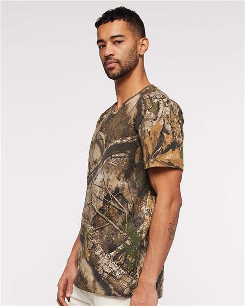Unisex Realtree® Camo Tee – On Model – Side