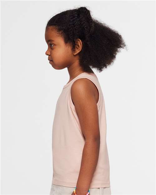 Toddler Fine Jersey Tank – On Model – Side