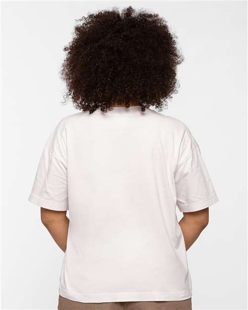 Unisex Boxy Jersey Tee – On Model – Back