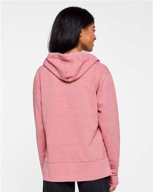 Women's Vintage Wash Hoodie Sweatshirt – On Model – Back