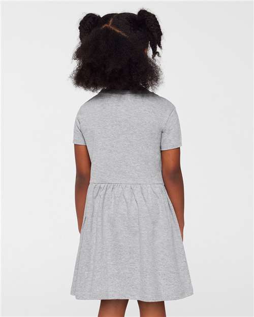 Toddler Fine Jersey Dress – On Model – Back
