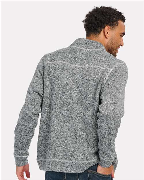 Men's Alpine Quarter-Zip Pullover – On Model – Back