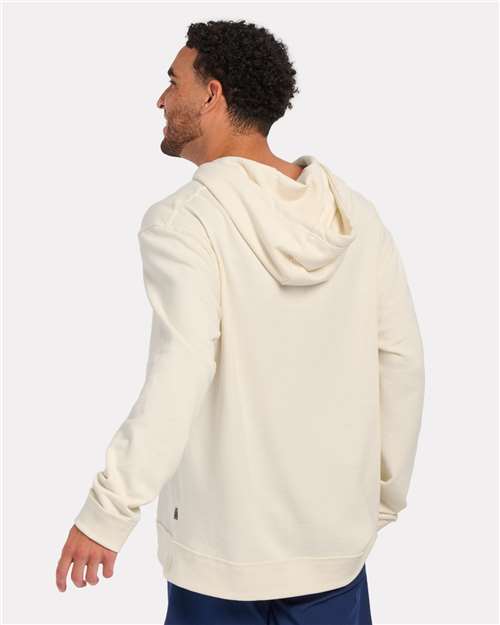 Men's French Terry Hooded Sweatshirt – On Model – Back