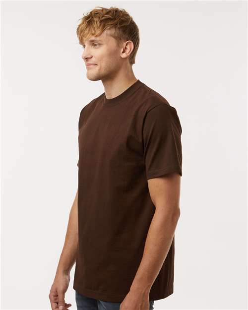 Unisex Heavyweight Street T-Shirt – On Model – Side