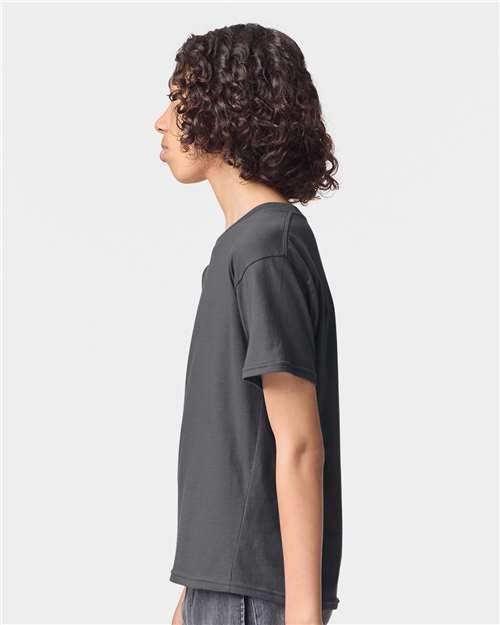 Youth Fine Jersey Tee – On Model – Side