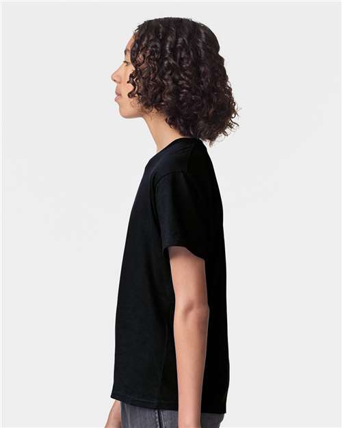 Youth Fine Jersey Tee – On Model – Side