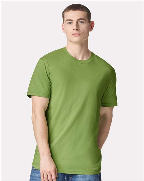 Unisex Fine Jersey Tee – On Model