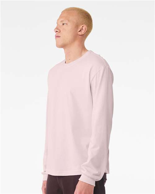 6 oz. Heavyweight Long Sleeve Tee – On Model – Side