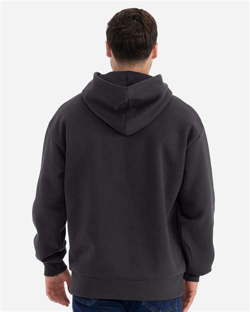 Unisex Heavyweight Fleece Hooded Sweatshirt – On Model – Back