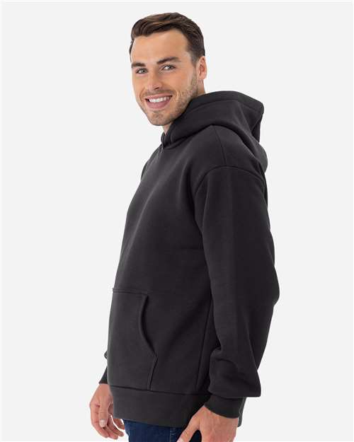 Unisex Heavyweight Fleece Hooded Sweatshirt – On Model – Side