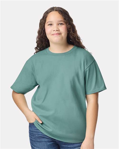 Youth Heavy Cotton™ T-Shirt – On Model