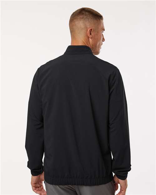 Men's Stretch Woven Half-Zip Pullover – On Model – Back