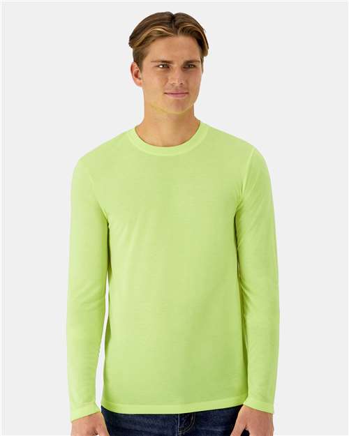 Unisex Cool DRI® Cotton Touch Long Sleeve T-Shirt – On Model