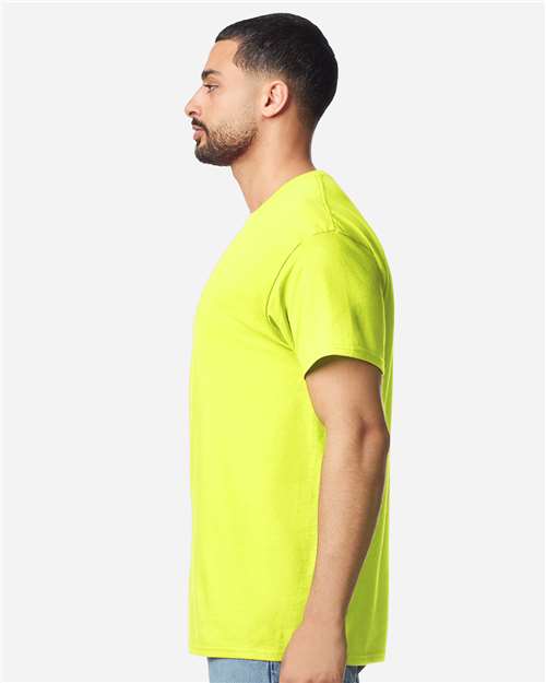 Unisex Light Cotton T-Shirt – On Model – Side