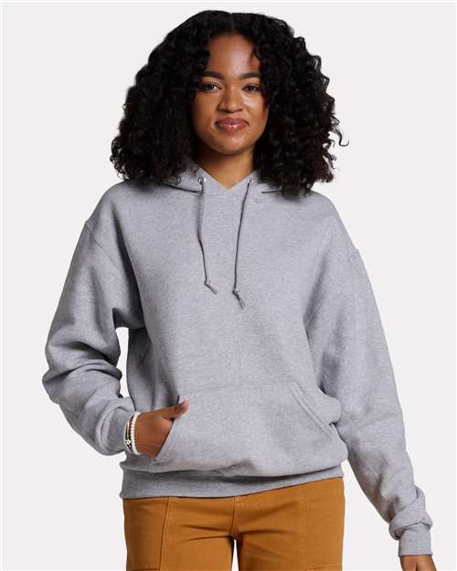 Unisex Rugged Hooded Sweatshirt – On Model