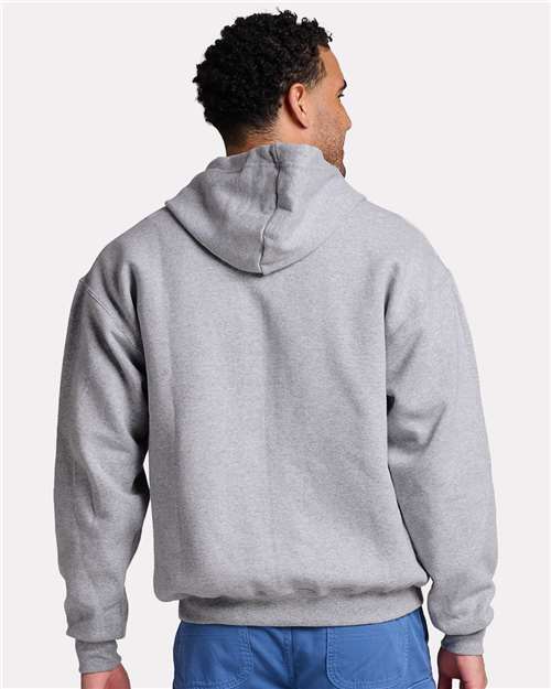 Unisex Rugged Full-Zip Hooded Sweatshirt – On Model – Back