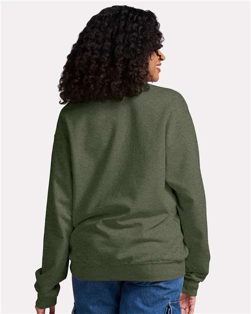 Unisex Ultimate CVC Crewneck Sweatshirt – On Model – Back