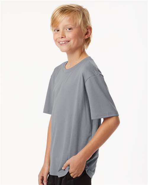 Youth Pro-Lock Performance T-Shirt – On Model – Side