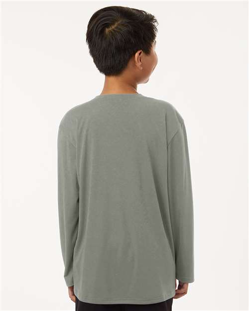 Youth Pro-Lock Performance Long Sleeve T-Shirt – On Model – Back