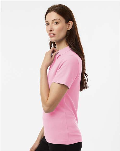 Women's Pique Polo – On Model – Side