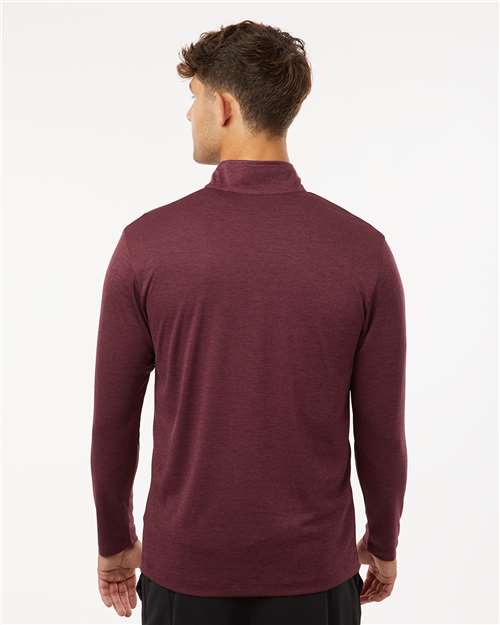 Men's Pro-Lock Performance Mélange Quarter-Zip Pullover – On Model – Back