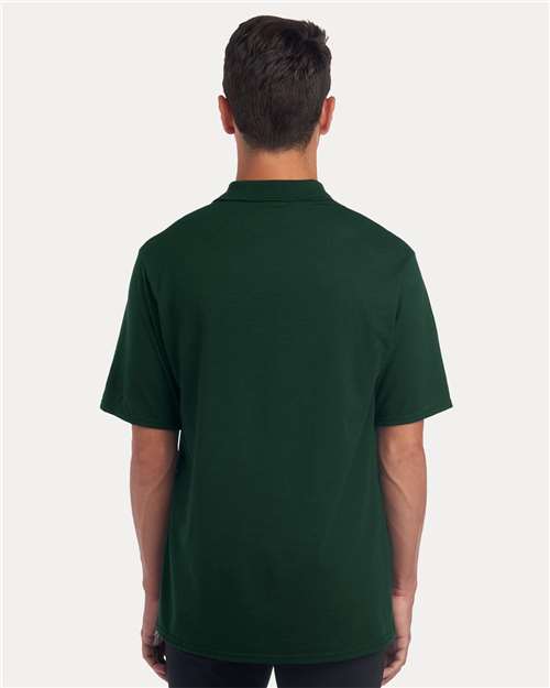 Men's Dri-Power® Polo with Pocket – On Model – Back