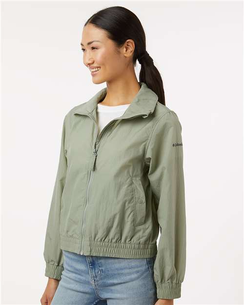 Women's Time Is Right™ II Windbreaker – On Model – Side