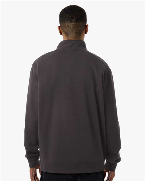 Unisex Midweight Quarter-Zip Pullover – On Model – Back