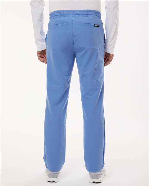 Men's Rhodes Everyday Straight-Leg Scrub Pants – On Model – Back