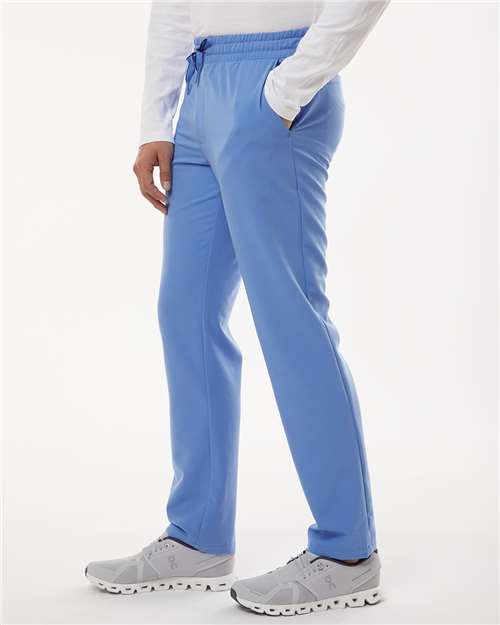 Men's Rhodes Everyday Straight-Leg Scrub Pants – On Model – Side