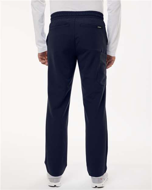 Men's Rhodes Everyday Straight-Leg Scrub Pants – On Model – Back