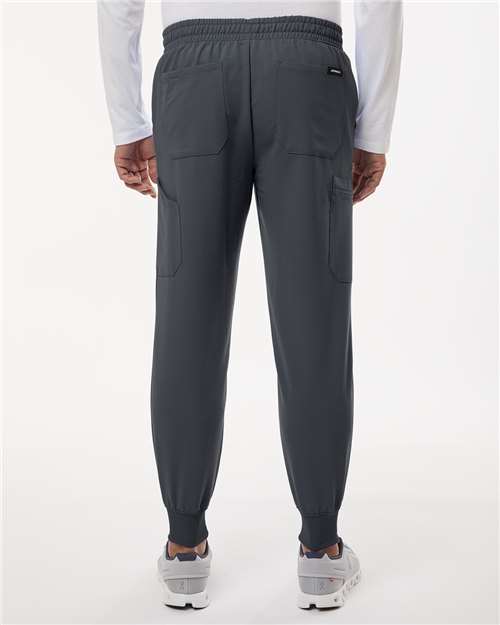 Men's Osmo 8-Pocket Scrub Joggers – On Model – Back