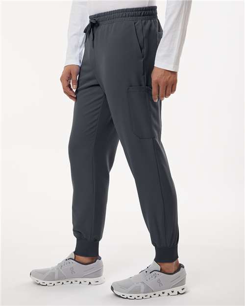 Men's Osmo 8-Pocket Scrub Joggers – On Model – Side