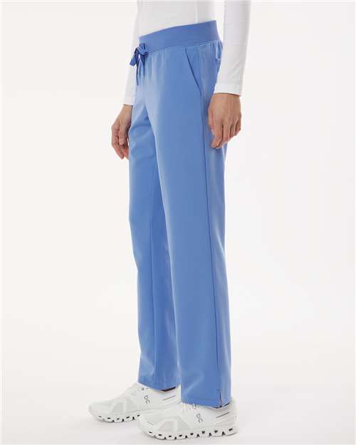 Women's Xenos Essential Knit-Waist Scrub Pants – On Model – Side