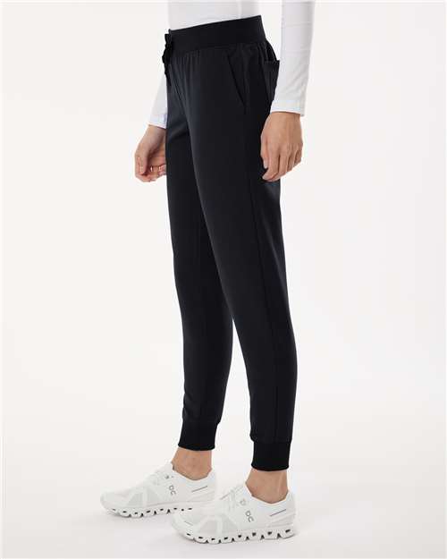 Women's Silex Knit-Waist Scrub Joggers – On Model – Side
