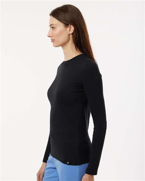 Women's RegenX Cotton Underscrub Long Sleeve T-Shirt – On Model – Side