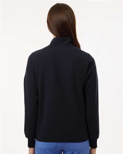 Women's Ceri Essential Full-Zip 6-Pocket Scrub Jacket – On Model – Back